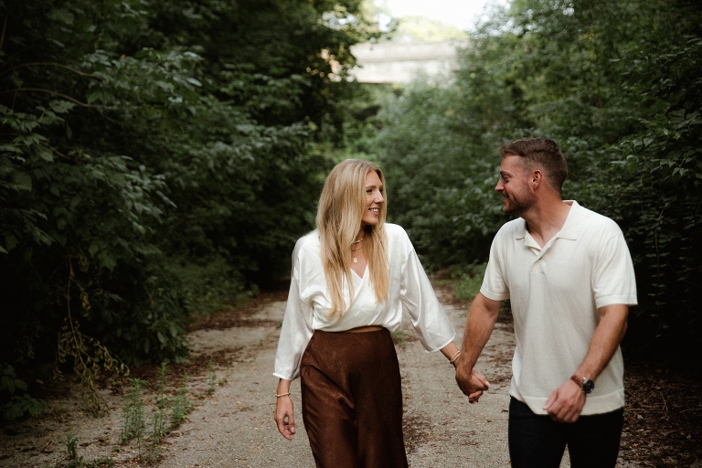 Lake park engagement session